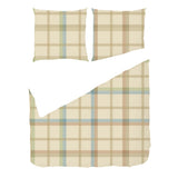 Saffron & Cream Tartan Plaid – Fabric Repeat Pattern Digital Download — Duvet & Pillows