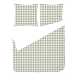 Sage & Terracotta Gingham Check – Seamless Pattern for Fabric & Wallpaper — Duvet & Pillows