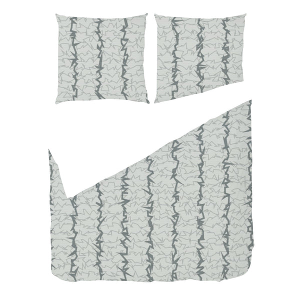 Sage Wash Linear – Surface Pattern for Fabric Design — Duvet & Pillows