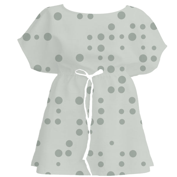 Sage Wash Polka Dot – Seamless Pattern for Fabric & Wallpaper — Women's Dress
