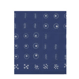 Sapphire Ink Adire – Surface Pattern for Fabric Design — Draped Fabric on Shiplap