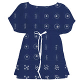 Sapphire Ink Adire – Surface Pattern for Fabric Design — Women's Dress