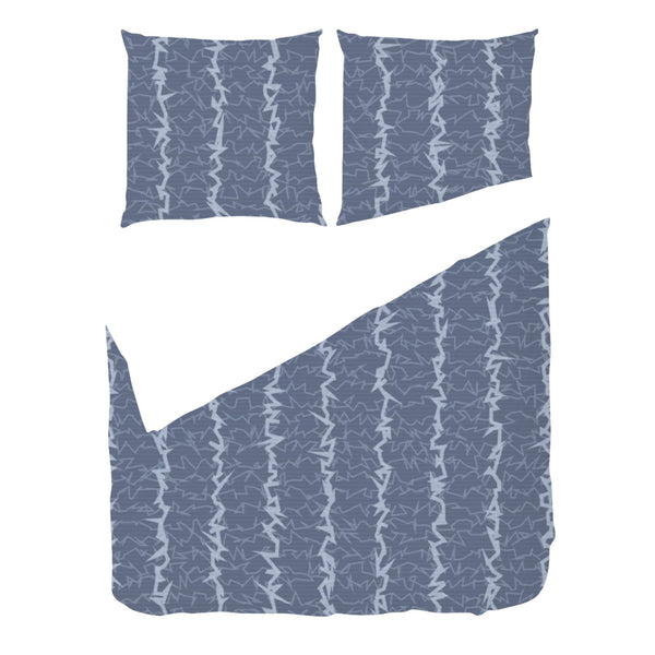 Sashiko Indigo Linear – Surface Pattern for Fabric Design — Duvet & Pillows