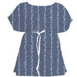Sashiko Indigo Linear – Surface Pattern for Fabric Design — Women's Dress