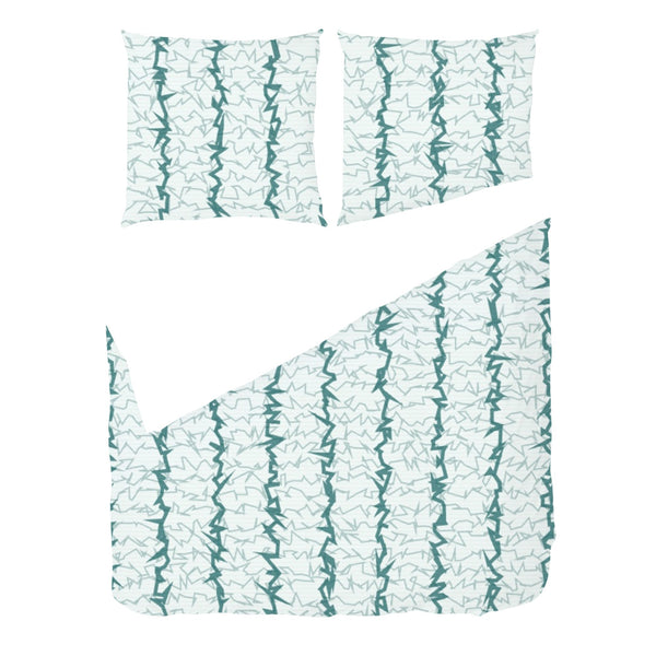 Seafoam Wash Linear – Surface Pattern for Fabric Design — Duvet & Pillows