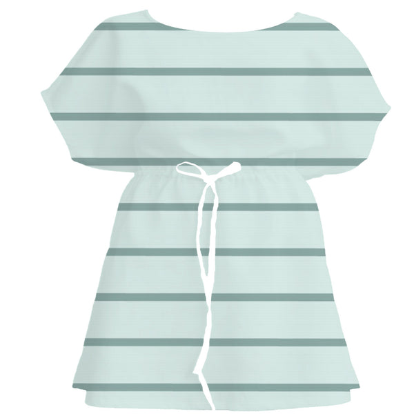 Seafoam Wash Linear – Surface Pattern for Fabric Design — Women's Dress