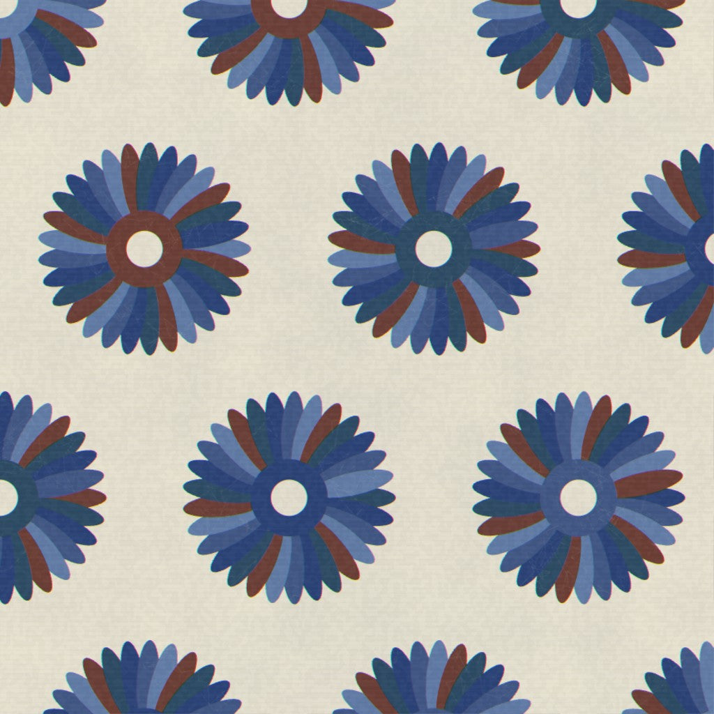 Shibori Indigo Ankara – Surface Pattern for Fabric Design