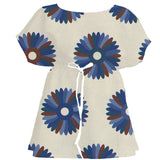 Shibori Indigo Ankara – Surface Pattern for Fabric Design — Women's Dress