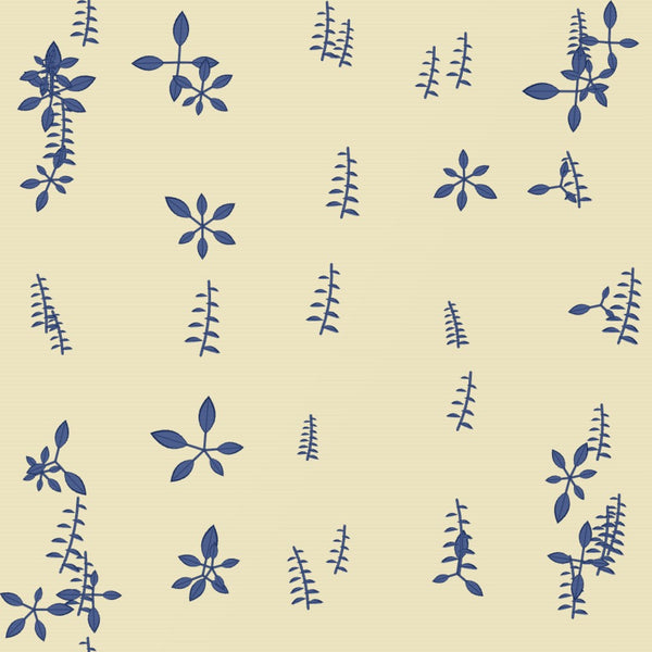 Shibori Indigo Botanical – Seamless Pattern for Fabric & Wallpaper