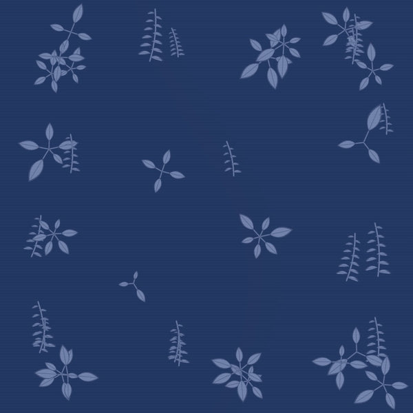 Shibori Indigo Botanical – Surface Pattern for Fabric Design