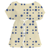 Shibori Indigo Polka Dot – Seamless Pattern for Fabric & Wallpaper — Women's Dress