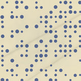 Shibori Indigo Polka Dot – Seamless Pattern for Fabric & Wallpaper — Cotton Fabric Swatch