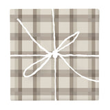 Shweshwe Brown Tartan Plaid – Surface Pattern for Fabric Design — Wrapped Gift Box