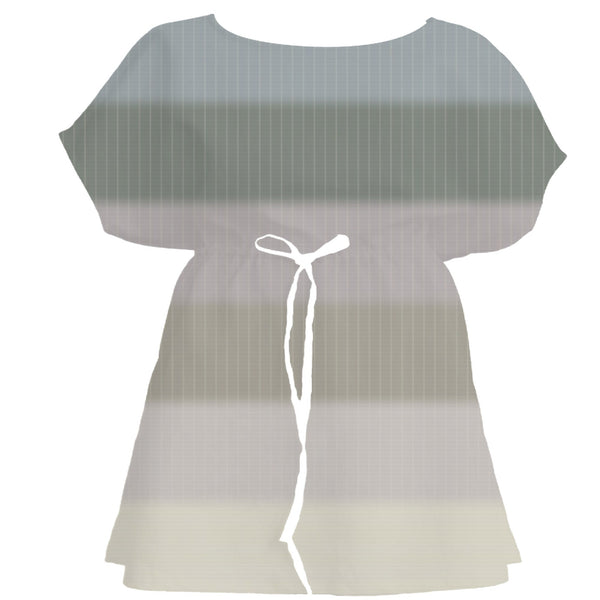 Soft Pastel Adire Tie-dye – Surface Pattern for Fabric Design — Women's Dress