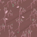 Soft Pastel Chinoiserie – Seamless Pattern for Fabric & Wallpaper — Cotton Fabric Swatch