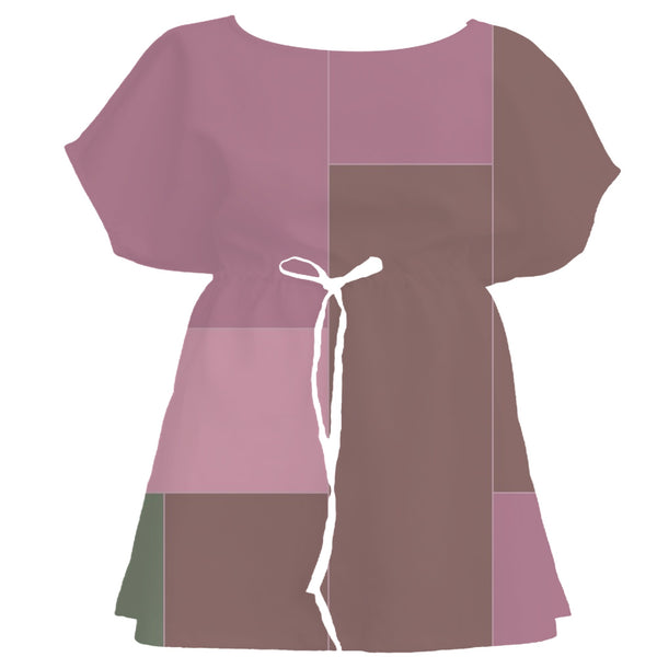 Soft Pastel Color Block – Surface Pattern for Fabric Design — Women's Dress