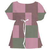 Soft Pastel Geometric – Fabric Repeat Pattern Digital Download — Women's Dress