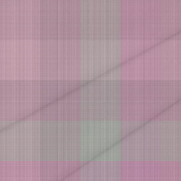 Soft Pastel Tartan Plaid – Surface Pattern for Fabric Design — Cotton Fabric Swatch