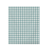 Teal & Burgundy Gingham Check – Seamless Pattern for Fabric & Wallpaper — Draped Fabric on Shiplap