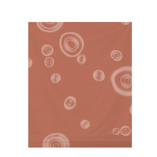 Terracotta & Blush Adire Tie-dye – Surface Pattern for Fabric Design — Draped Fabric on Shiplap