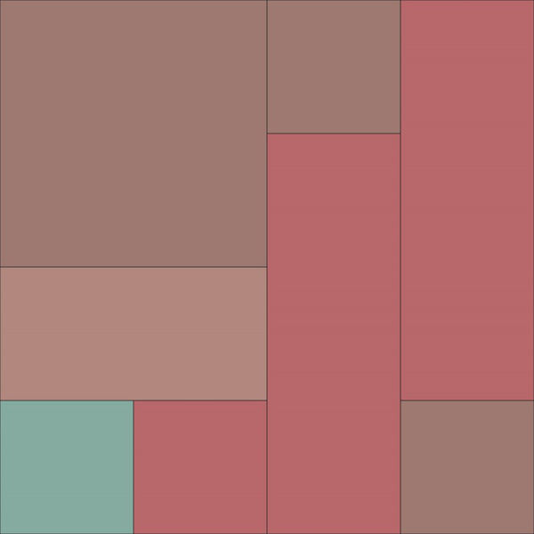 Terracotta Blush Color Block – Surface Pattern for Fabric Design