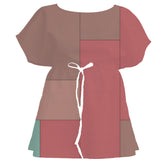 Terracotta Blush Color Block – Surface Pattern for Fabric Design — Women's Dress