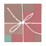 Terracotta Blush Color Block – Surface Pattern for Fabric Design — Wrapped Gift Box