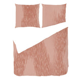 Terracotta & Blush Ikat Weave – Surface Pattern for Fabric Design — Duvet & Pillows