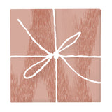 Terracotta & Blush Ikat Weave – Surface Pattern for Fabric Design — Wrapped Gift Box