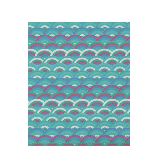 Transformative Teal Ankara – Fabric Repeat Pattern Digital Download — Draped Fabric on Shiplap