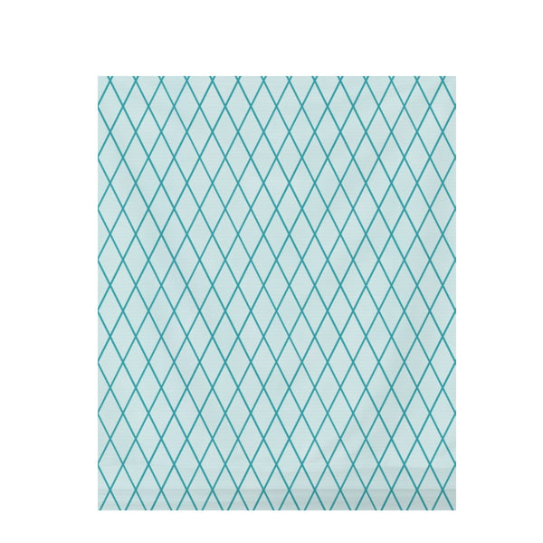 Transformative Teal Geometric – Fabric Repeat Pattern Digital Download — Draped Fabric on Shiplap