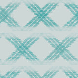 Transformative Teal Ikat Weave – Seamless Pattern for Fabric & Wallpaper