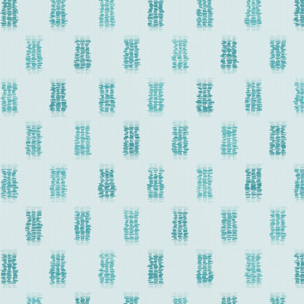 Transformative Teal Ikat Weave – Seamless Pattern for Fabric & Wallpaper