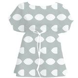 Transformative Teal Jacquard Weave – Fabric Repeat Pattern Digital Download — Women's Dress