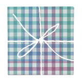 Transformative Teal Tartan Plaid – Surface Pattern for Fabric Design — Wrapped Gift Box