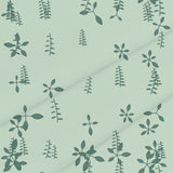 Tropical Botanical – Fabric Repeat Pattern Digital Download — Cotton Fabric Swatch