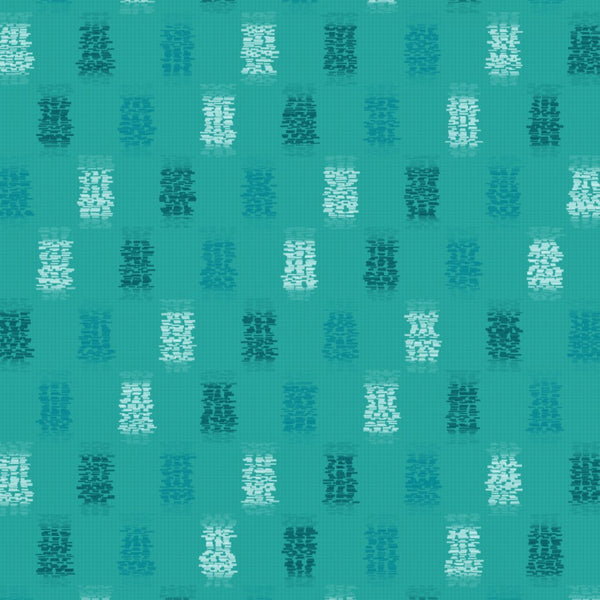 Turquoise Depths Ikat Weave – Fabric Repeat Pattern Digital Download
