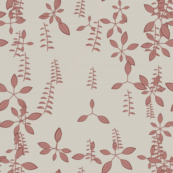 Vermillion & Sienna Botanical – Fabric Repeat Pattern Digital Download