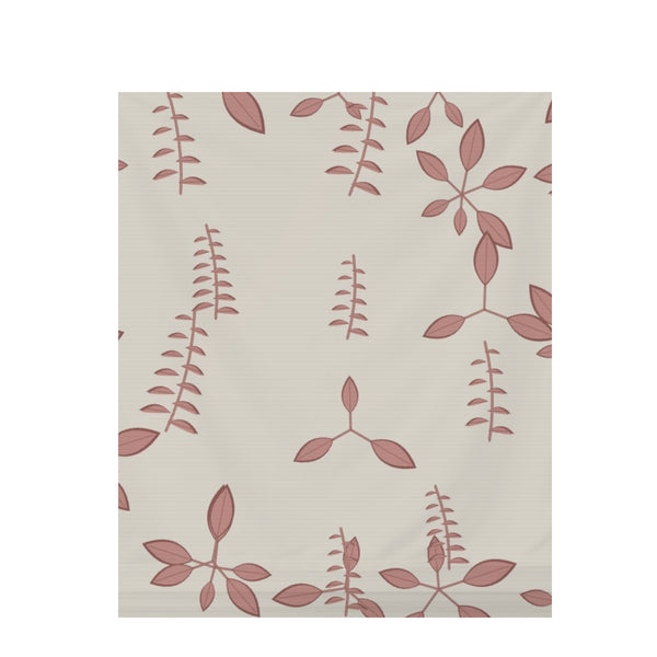 Vermillion & Sienna Botanical – Fabric Repeat Pattern Digital Download — Draped Fabric on Shiplap