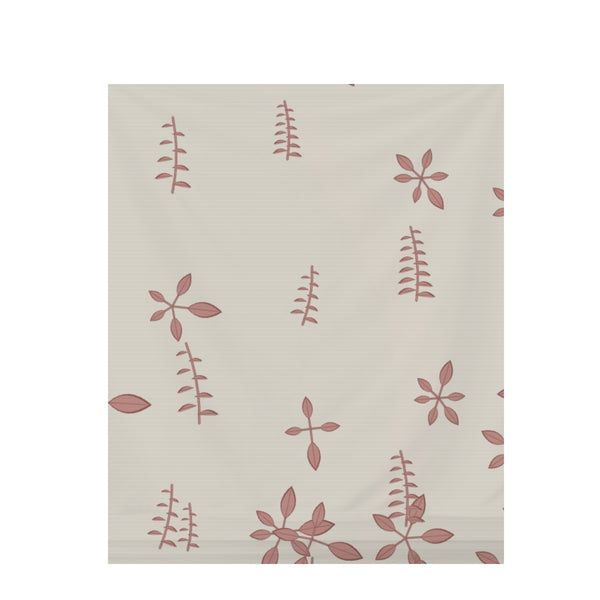 Vermillion & Sienna Botanical – Fabric Repeat Pattern Digital Download — Draped Fabric on Shiplap