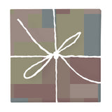 Warm Cocoa Color Block – Fabric Repeat Pattern Digital Download — Wrapped Gift Box