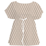 Warm Earth Geometric – Fabric Repeat Pattern Digital Download — Women's Dress