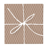 Warm Earth Geometric – Fabric Repeat Pattern Digital Download — Wrapped Gift Box