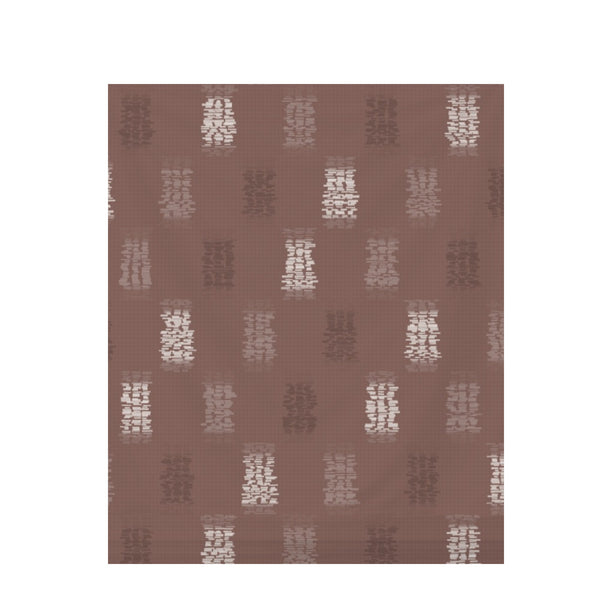 Warm Earth Ikat Weave – Fabric Repeat Pattern Digital Download — Draped Fabric on Shiplap