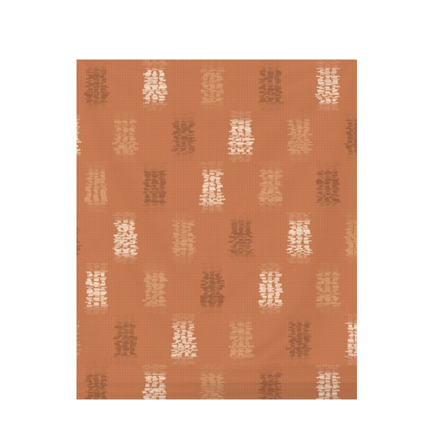 Warm Earth Ikat Weave – Fabric Repeat Pattern Digital Download — Draped Fabric on Shiplap