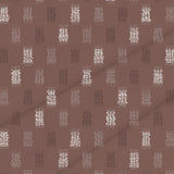 Warm Earth Ikat Weave – Fabric Repeat Pattern Digital Download — Cotton Fabric Swatch