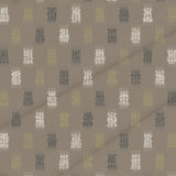 Warm Earth Ikat Weave – Fabric Repeat Pattern Digital Download — Cotton Fabric Swatch