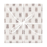 Warm Earth Ikat Weave – Fabric Repeat Pattern Digital Download — Wrapped Gift Box