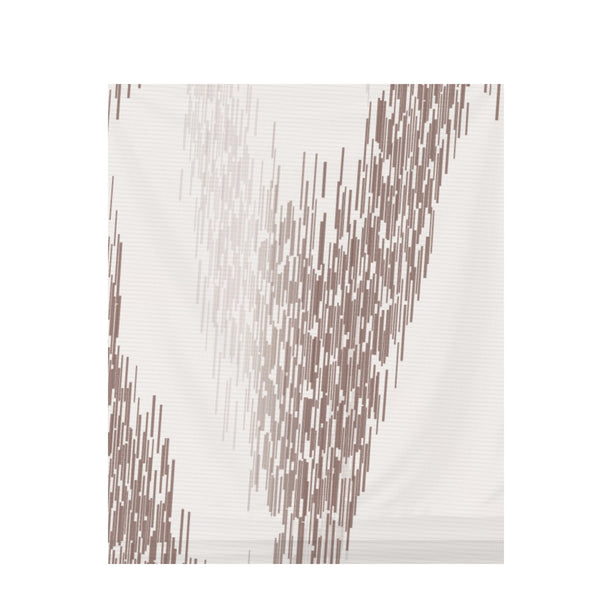 Warm Earth Ikat Weave – Surface Pattern for Fabric Design — Draped Fabric on Shiplap