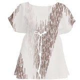 Warm Earth Ikat Weave – Surface Pattern for Fabric Design — Women's Dress